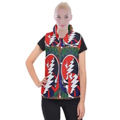 Grateful Dead Women s Button Up Vest by Sapixe