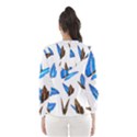 Butterfly Unique Background Women s Hooded Windbreaker View2