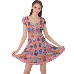 Cupcake Cap Sleeve Dress by 100rainbowdresses