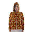 Geometry Shape Retro Women s Hooded Windbreaker View1