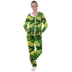 Marijuana Camouflage Cannabis Drug Women s Tracksuit by HermanTelo