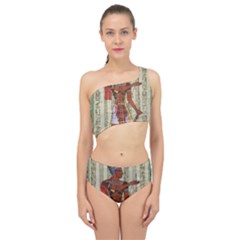 Egyptian Design Man Royal Spliced Up Two Piece Swimsuit by Sapixe