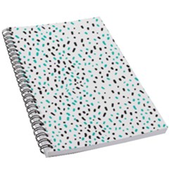 Seamless Texture Fill Polka Dots 5 5  X 8 5  Notebook by HermanTelo