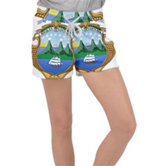 Coat Of Arms Of Costa Rica Women s Velour Lounge Shorts by abbeyz71
