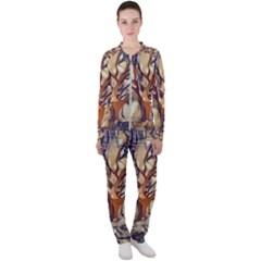 Tree Forest Woods Nature Landscape Casual Jacket And Pants Set by Sapixe