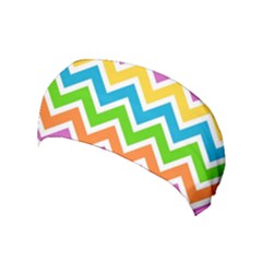 Chevron Pattern Design Texture Yoga Headband by Sapixe