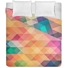 Texture Triangle Duvet Cover Double Side (california King Size) by HermanTelo