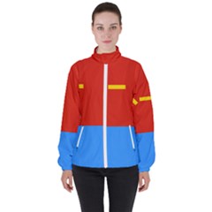 Flag Of People s Liberation Army Air Force Women s High Neck Windbreaker by abbeyz71
