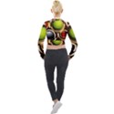 Sport Ball Tennis Golf Football Long Sleeve Cropped Velvet Jacket View2