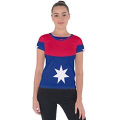 Proposed Australia Down Under Flag Short Sleeve Sports Top 