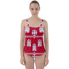 Flag Of Aberdeen Twist Front Tankini Set by abbeyz71