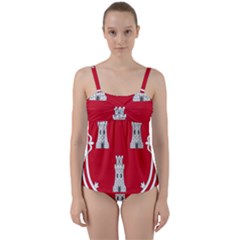 Shield Of The Arms Of Aberdeen Twist Front Tankini Set by abbeyz71