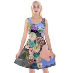 Dream  Reversible Velvet Sleeveless Dress by CKArtCreations