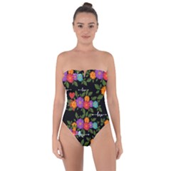 Love Tie Back One Piece Swimsuit by BIBILOVER