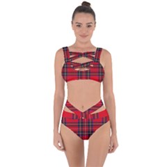 Royal Stewart Tartan Bandaged Up Bikini Set  by impacteesstreetwearfour