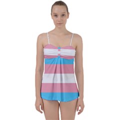 Transgender Pride Flag Babydoll Tankini Set by lgbtnation