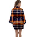 Tartan Pattern Long Sleeve Kimono Robe View2