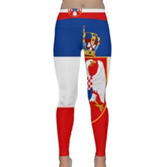 Naval Ensign Of Kingdom Of Yugoslavia, 1932-1939 Classic Yoga Leggings by abbeyz71