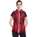 Background Red Color Swirl Women s Puffer Vest View1