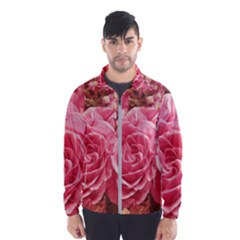 Roses Noble Roses Romantic Pink Men s Windbreaker by Pakrebo