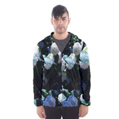 Blue Snowballs Ii Men s Hooded Windbreaker by okhismakingart