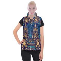 African Pattern Women s Button Up Vest by Sobalvarro