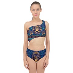 African Pattern Spliced Up Two Piece Swimsuit by Sobalvarro