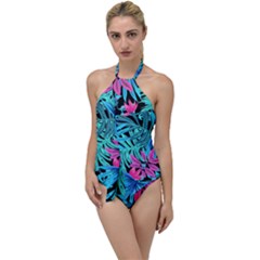 Leaves  Go With The Flow One Piece Swimsuit by Sobalvarro