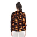 Bubbles Background Abstract Brown Women s Hooded Windbreaker View2