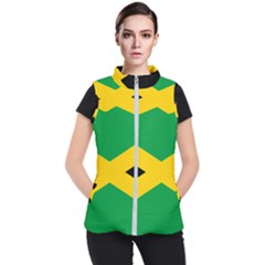 Jamaica Flag Women s Puffer Vest by FlagGallery