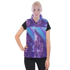 Color Acrylic Paint Art Painting Art Women s Button Up Vest by Pakrebo