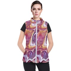 Paint Acrylic Paint Art Colorful Women s Puffer Vest by Pakrebo