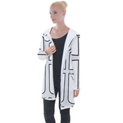 Anchored Cross Longline Hooded Cardigan by abbeyz71