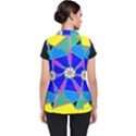 Mandala Wheel Pattern Ornament Women s Puffer Vest View2