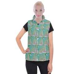 Seamless Pattern Ornament Design Women s Button Up Vest by Pakrebo