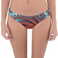 Fractal Spiral Abstract Design Reversible Hipster Bikini Bottoms by Pakrebo