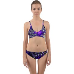 Fractal Rendering Digital Art Wrap Around Bikini Set by Pakrebo