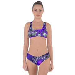 Fractal Rendering Digital Art Criss Cross Bikini Set by Pakrebo