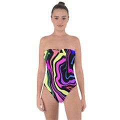 The 80s R Back Tie Back One Piece Swimsuit by designsbyamerianna