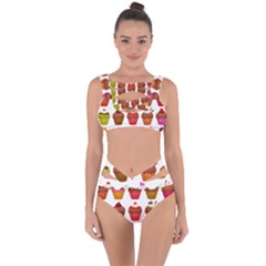 Chocolate Cake Muffin Bandaged Up Bikini Set  by Bajindul