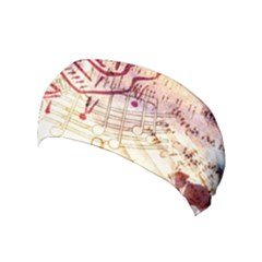 Scrapbooking Paper Music Yoga Headband by AnjaniArt