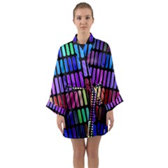 Resolve Art Pattern Long Sleeve Kimono Robe by HermanTelo