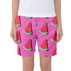 Fresh Watermelon Slices Women s Basketball Shorts by VeataAtticus
