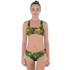 Fractal Design Creative Fantasy Criss Cross Bikini Set by Pakrebo