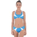Flag of Malaysia s People s Justice Party Criss Cross Bikini Set View1