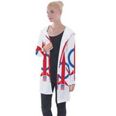 Flag Of Malaysia s Democratic Action Party Longline Hooded Cardigan by abbeyz71