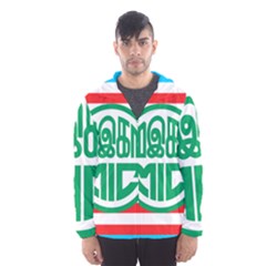 Flag Of Malaysian Indian Congress Men s Hooded Windbreaker by abbeyz71