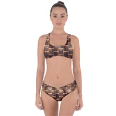 Wallpaper Iron Criss Cross Bikini Set by HermanTelo