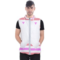 Love Heart Valentine S Day Men s Puffer Vest by HermanTelo