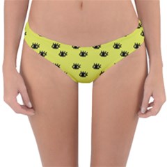 Yellow Eyes Reversible Hipster Bikini Bottoms